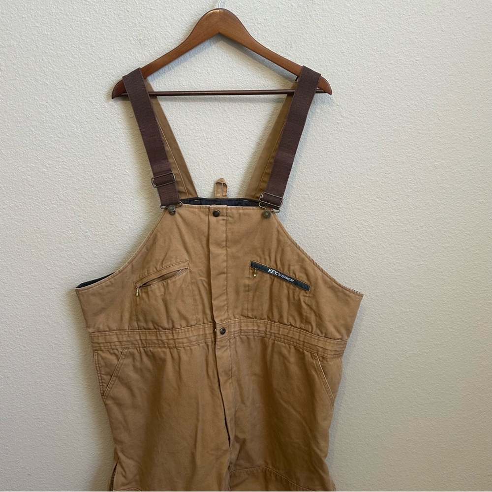 Vintage Key Jeans Men’s Canvas Insulated Workwear Overalls